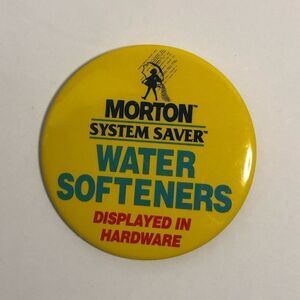 morton system saver water softeners advertising pin walmart yellow morton salt